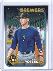Chris Roller GOLDEN MIRROR SSP ROOKIE CARD RC 2024 Topps Update #US242 Brewers - Picture 1 of 2