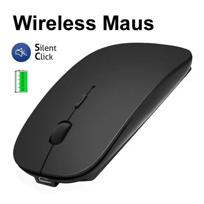 Wireless Maus für Windows PC, Mac, IPad, IPhone, Android, Computer - Bild 1 von 4