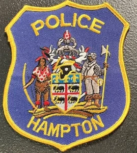 Hampton Virginia Police Patch. Excellent Condition - Picture 1 of 1