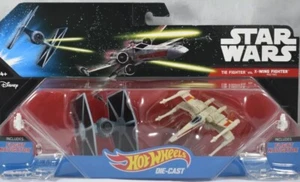 Hot Wheels Die Cast Star Wars TIE FIGHTER vs. X-WING FIGHTER RED TWO  - Picture 1 of 1