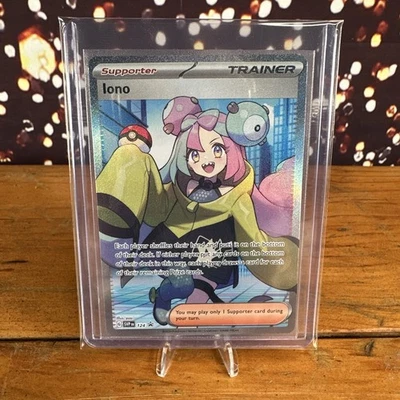 Iono - Promo SV: Scarlet & Violet Promo Cards 124 NM Sleeved, Top Loaded & Bag - Image 1 of 3