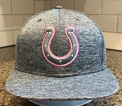 Gorra Indianapolis Colts Concienciación sobre el Cáncer de Mama New Era 59Fifty 7 3/8 Gris Foto 1 de 4
