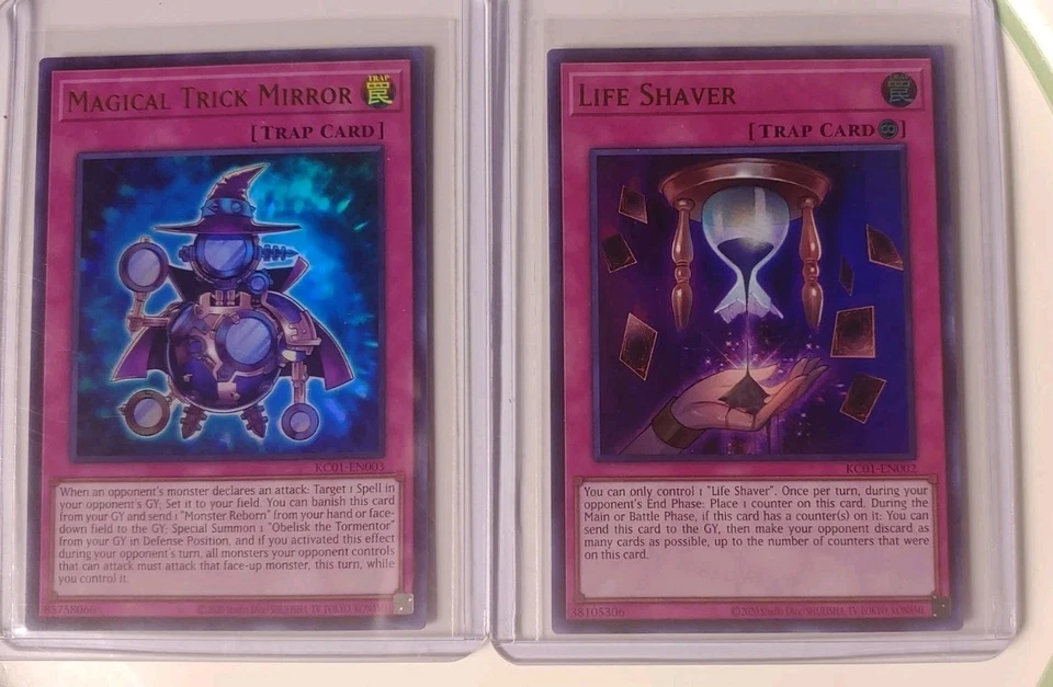 YU-GI-OH Life Shaver And Magical Trick Mirror KC01 NM Kaiba Briefcase - Image 1 of 4