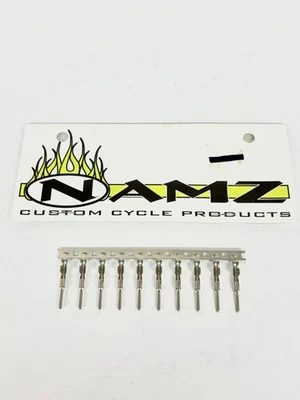NAMZ - Molex U-Barrel Terminal Pins Lot of 10 for Harley-Davidson  72169-07 Foto 1 de 3