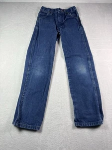 Wrangler Boy's Cowboy Slim Western Denim Blue Jeans 13MWZBP Size 11 Slim - Picture 1 of 8