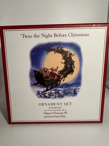 2009 Pottery Barn for Kids Twas the Night Before Christmas Ornaments 4er Set - Bild 1 von 5