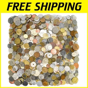 Weltmünzensammlung Set - 2 Pfund zirkulierte ausländische Münzen - Bild 1 von 2