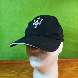 Mütze Kappe Maserati Dreizack Logo SCHWARZ bestickt Strapback verstellbar Automobilia - Bild 1 von 8