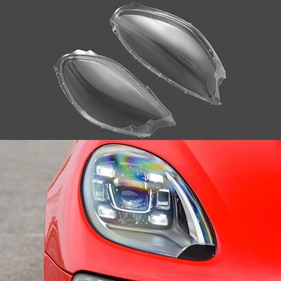 Tampa de lente abajur abajur esquerdo e direito para farol esquerdo Porsche Macan 2015-2018 - Imagem 1 de 4
