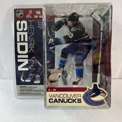 MCFARLANE NHL SERIE 13 DANIEL SEDIN SORPRESA PERSECUCIÓN FIGURA VANCOUVER CANUCKS Foto 1 de 2