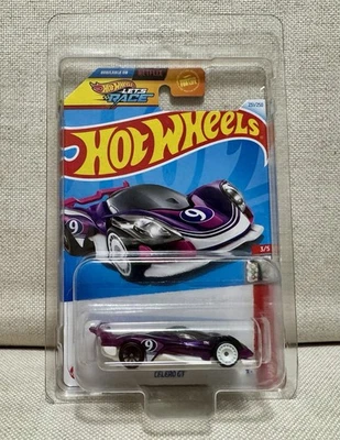 🔥Hot Wheels Celero GT~Super Treasure Hunt~Quarter Mile Heroes~W/ Protector - Image 1 of 4