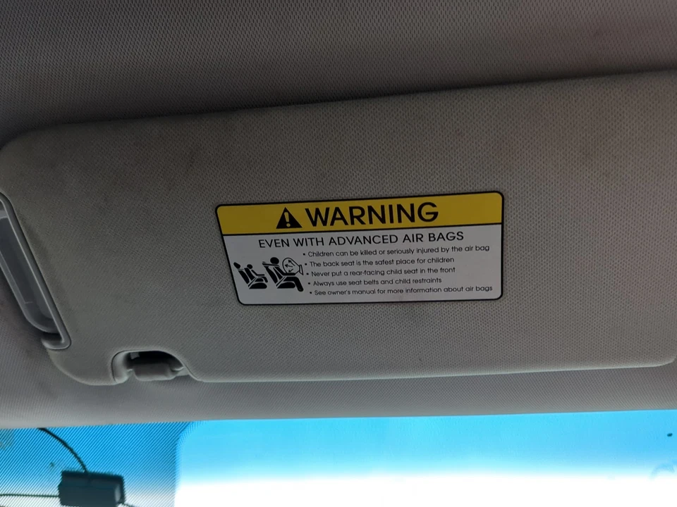 Viseira solar 2013-2017 Hyundai Elantra Gt passageiro espelho direito A458M - Imagem 1 de 4