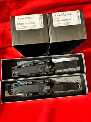 Benchmade Fixed 133& 133BK, 2 Piece Set. Authentic NEW. - Image 1 of 3