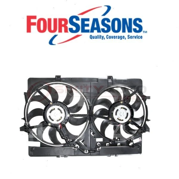 Four Seasons Dual Radiator & Condenser Fan Assembly for 2009-2015 Audi Q5 - uq Foto 1 de 4