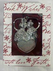 Things Remembered Custom Engravers 1st Snowman Ornament New In Box 2009 Velvet - Picture 1 of 7