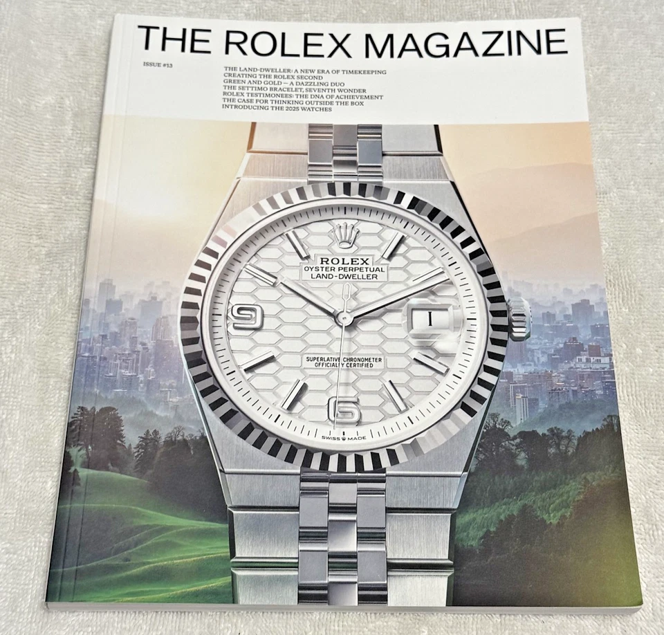 The Rolex Magazine Issue #13 Introducing The 2025 Watches 147 Pages Brand New - Image 1 of 4