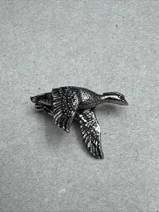 "Broche prendedor vintage de pato mallardo peltre pájaro 1""" - Imagen 1 de 7
