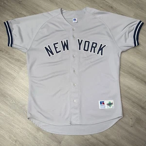 DEREK JETER New York Yankees Authentic Jersey 48 XL Russell Athletic Vintage MLB - Picture 1 of 10