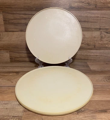 "JUEGO DE 2 - Rubbermaid lazy susan / tocadiscos estante para especias - 10,5"" - almendra" Foto 1 de 3