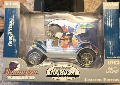 1999 GEARBOX Remington Country 1912 FORD MODEL T Delivery Coin BANK - Bear - Image 1 of 4