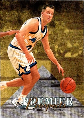 1995 Classic Superior Pix Chrome Gold Brooks Thompson #26 Oklahoma State Cowboys - Image 1 of 2