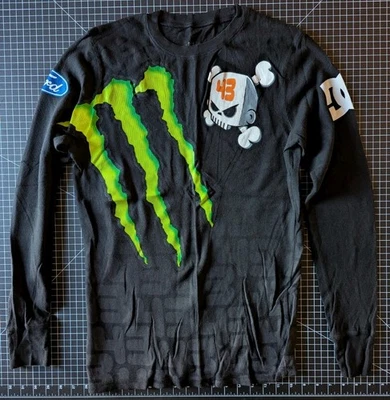 DC Shoes Ken Block 43 Monster Ford Thermal Long Sleeve Black Large - Image 1 of 4