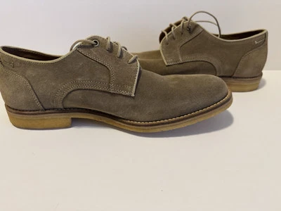 Johnston Murphy Howell Puntera Lisa Taupe Gamuza Italiana 25-2262 Para hombres 9 Espuma con Memoria Foto 1 de 4