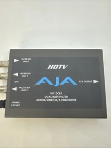 AJA HD10CEA Dual Rate HD/SD Audio/Video D/A Converter No Power Or Video Cords - Picture 1 of 7