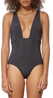 Mara Hoffman Black Audrey One-Piece Swimsuit L32641 Womens Size XS - Image 1 of 2