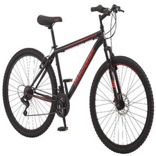 Mongoose Excursion Mountain Bike, 27.5-Inch Wheel, 21 Speeds, MenS Frame, Black