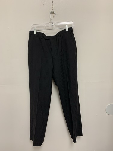 Pantalone Burberry Black Label vita media gamba dritta lana taglia 42 Made in Italy