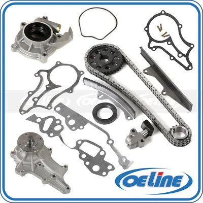 Kit de cadena de distribución para bomba de agua de aceite Toyota Celica Pick Up 2.2 2.4 20R 22R 78-82 Foto 1 de 4