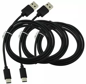 2 X Heavy Duty Long Fast Charge Micro USB Data Power Phone Charger Cable 1M Lead - Picture 1 of 2