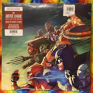 NEW Danny Elfman Justice League OST 2 LP Red Vinyl Limited Edition OOP DC Comics - Picture 1 of 11