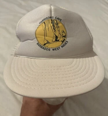 De colección Harrison’s Cave Barbados Indias Occidentales Camionero Sombrero Gorra Malla SnapBack Foto 1 de 4