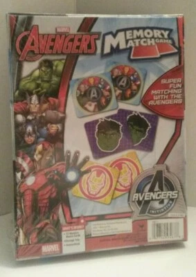 Marvel Avengers Memory Match Game Fun Matching With The Avengers NEW! - Image 1 of 2