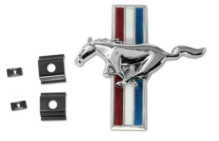 Ford Mustang Shelby GT350 1965 1966 conjunto emblema parrilla con sujetadores nuevo Foto 1 de 1