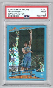 2005-06 Topps Chrome Blue X-Fractors #250 Kevin Owens Rookie #10/90 PSA 9 - Picture 1 of 2