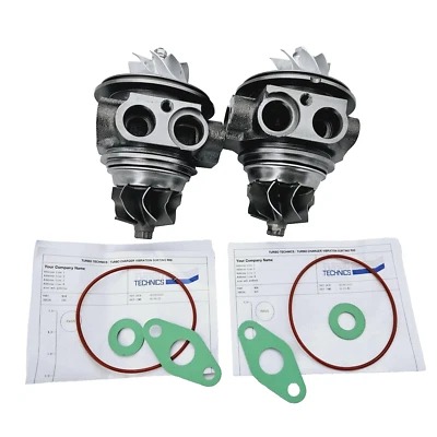 Upgrade Twin Turbo Cartridge CHRA High Flow & Billet N54 For BMW 135i 335i 535i - Image 1 of 4