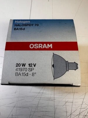 lampadina Osram Halospot 70 12V attacco BA15d fascio 8° - Immagine 1 di 4