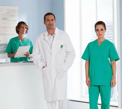 Exner Laborkittel Labor Kittel Mantel Herrenkittel Arztkittel 100% Baumwolle - Bild 1 von 2