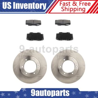 Rotores de disco delanteros + pastillas de freno para Toyota Hilux 2004 2005 2006 2007 2008 2009 Foto 1 de 4