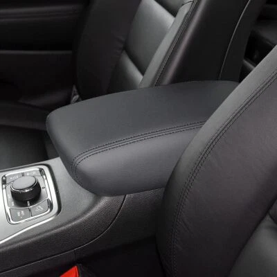 Cubierta de reposabrazos con tapa de consola central negra apta para Jeep Grand Cherokee 2011-2020 Foto 1 de 4