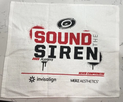 Carolina Hurricanes vs NJ Devils - 2023 Playoff Rally Towel - Round 2, Game 5 Cover