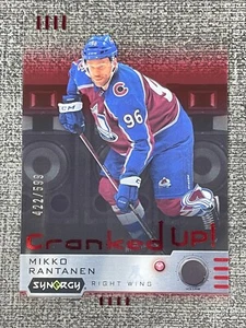 Mikko Rantanen 2023-24 Upper Deck Synergy Hockey Cranked Up Red #CR-MR /599 - Picture 1 of 2