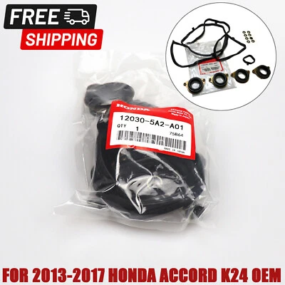 OEM Genuine Valve Cover Gasket Kit FULL SEAL SET for Honda Accord 2.4L CR-V TLX - Изображение 1 из 4