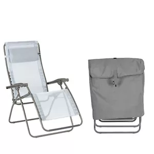 Lafuma RSXA Relax Clip Relaxliege CIEL hellblau plus Schutzhaube - Bild 1 von 4