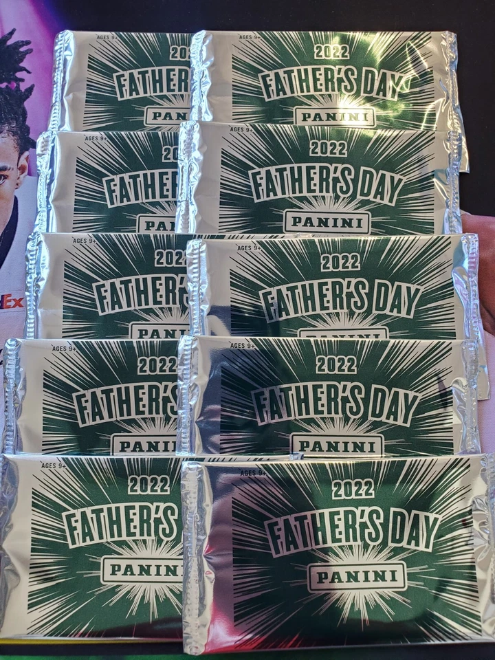 2022 Panini Fathers Day Packs Multi-Sport Sealed 10 Pack Lot (Thin) - Image 1 of 1