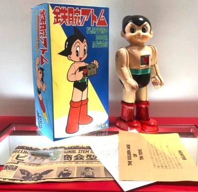 Figura de juguete de hojalata Billiken Astro Boy Wind Up 1997 de colección Osamu Tezuka ¡RARA!! Foto 1 de 4