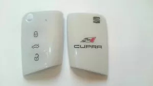 DEKOR SCHLÜSSELHÜLLE ORIGINAL SEAT LEON 5F IBIZA 6P CUPRA SCHLÜSSEL SCHLÜSSEL... - Bild 1 von 3